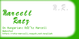 marcell ratz business card